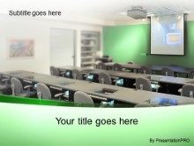 PowerPoint Templates - Training Room Green